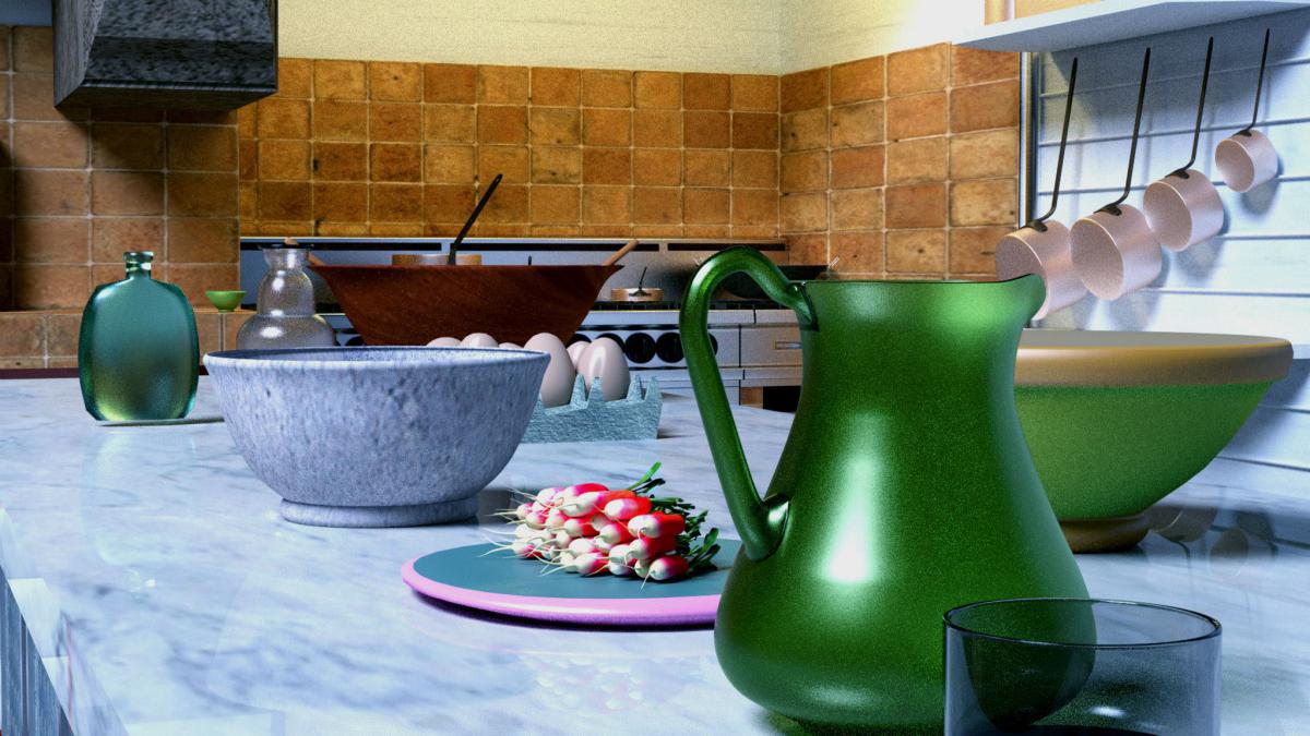 Modellisation 3D - Cooking with Carol Peck
